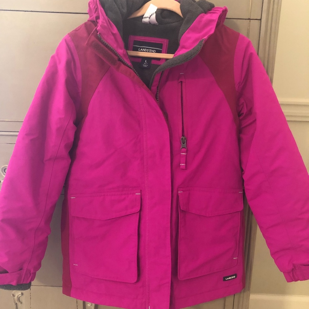 Size 6x-7 girls Lands End skit jacket